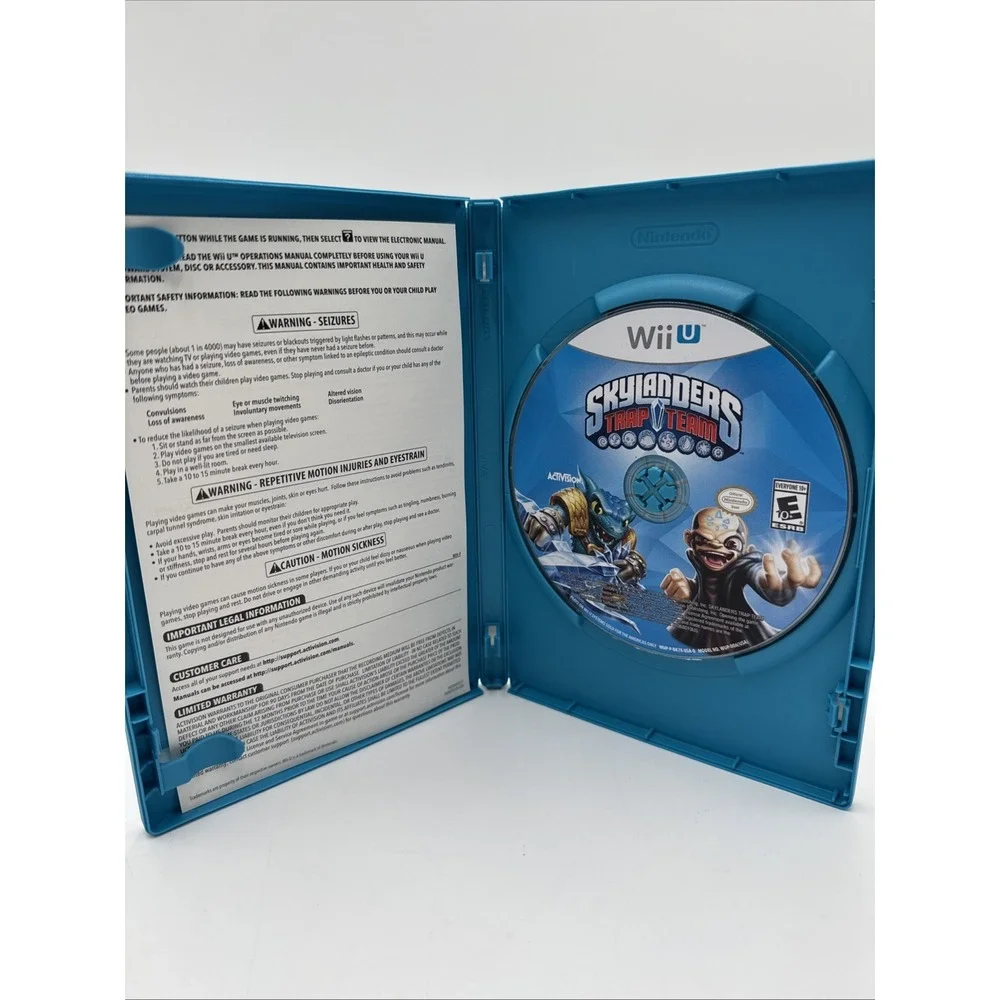 Nintendo Wii U Skylanders Trap Team Game by Activision Not For Resale No Manual